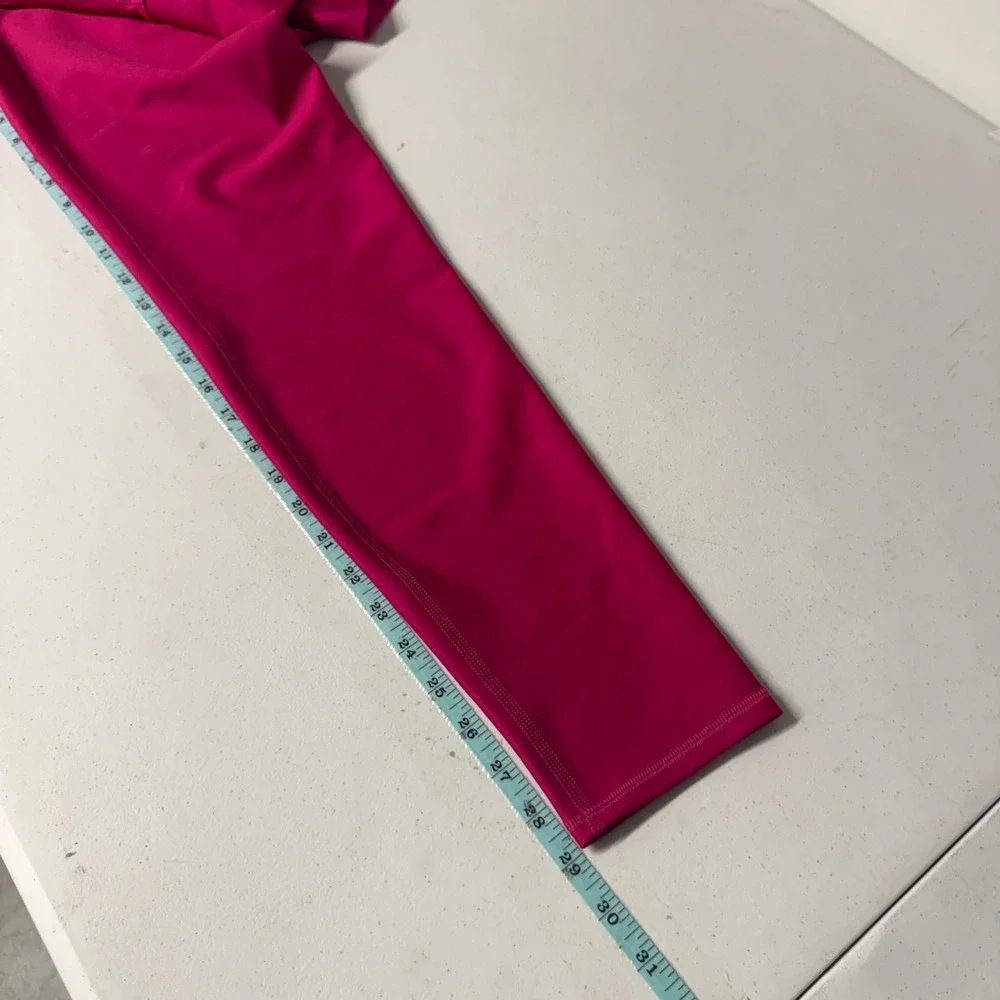 Alo Yoga Pink High Waist Airlift Leggings Large RN 87370 Hot Pink Gym Pilates